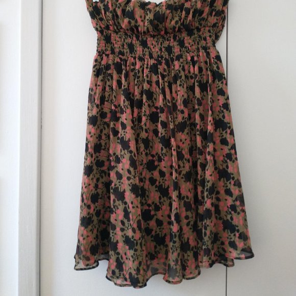Urban Outfitters Kimchi Blue Floral Print Strapless Mini Dress - Picture 14 of 14